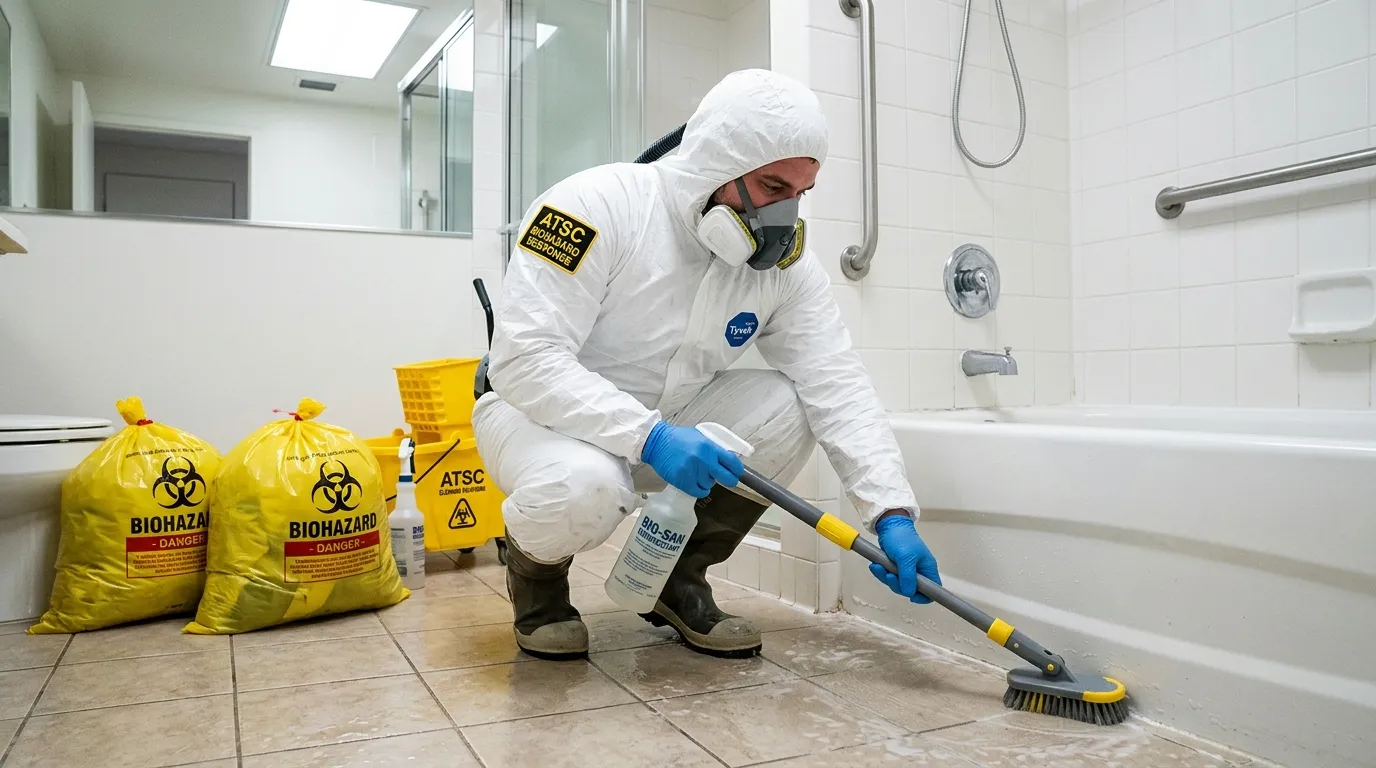 Decontamination equipment deployed for Blood Cleanup in Childersburg